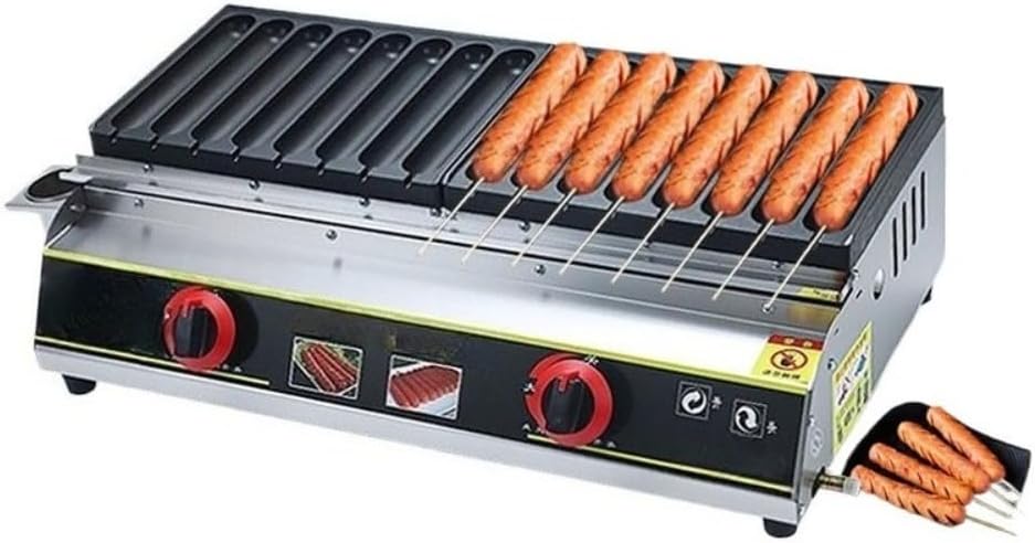 Nizzvlo 業務用グリドル 卓上用 プレス鉄板 プロパンガス